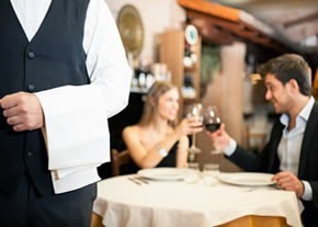 servicio al cliente en un restaurante